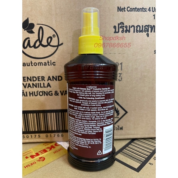 Dầu tắm nắng Banana Boat SPF15  - Hàng chính hãng DKSH