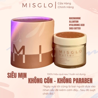  Kem dưỡng trắng da body Misglo butter dành cho da khô trắng sáng mềm mịn cung cấp dộ ẩm hiệu quả 