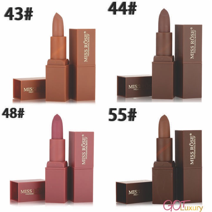 Son Môi Lì Miss Rose Matte Vỏ Vuông Siêu Mịn Như Nhung - 1977 Cosmetic