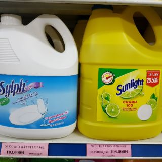 Nước rửa bát Sylph 3.6L của Thái