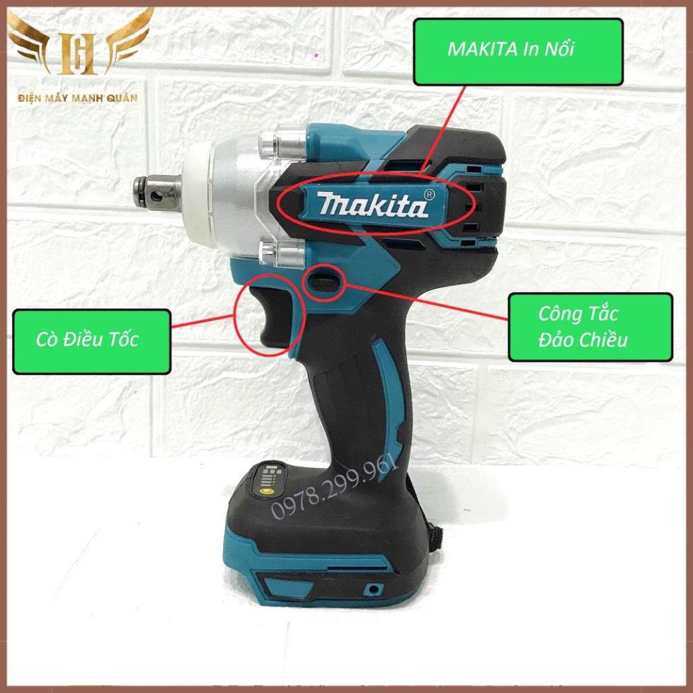 Thân Máy Siết Bulong Ma.kita, Máy Vặn Vít, Bắn Ốc Pin_Động Cơ Không Chổi Than