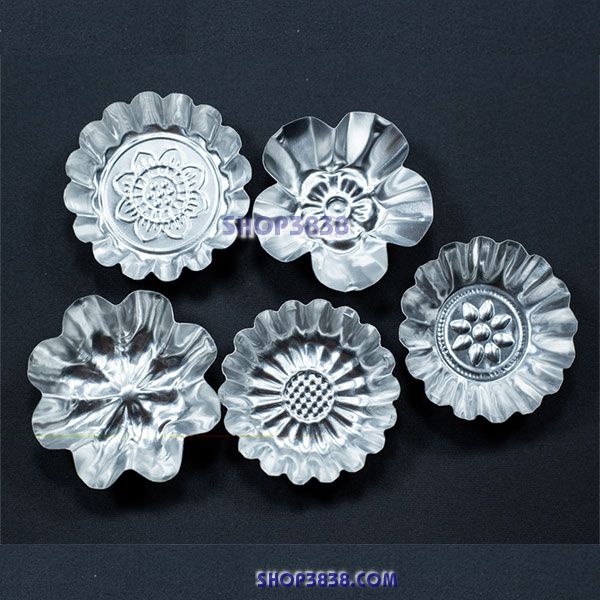 Bộ 30 Khuôn Làm Bánh Bò, Bánh Tart Trứng, Thạch Rau Câu Nhiều Kiểu