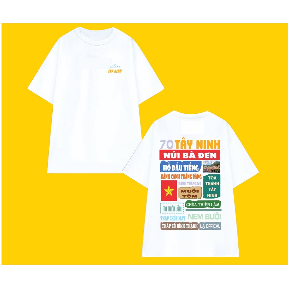 Áo 63 tỉnh thành - Áo thun local brand Lạ phông cổ tròn tay lỡ unisex nam nữ thế hệ genz  - tỉnh Tây Ninh