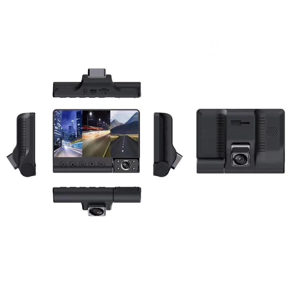 [Giảm giá]  Camera hành trình 3 mắt Full HD kèm camera lùi Ver 2 | BigBuy360 - bigbuy360.vn