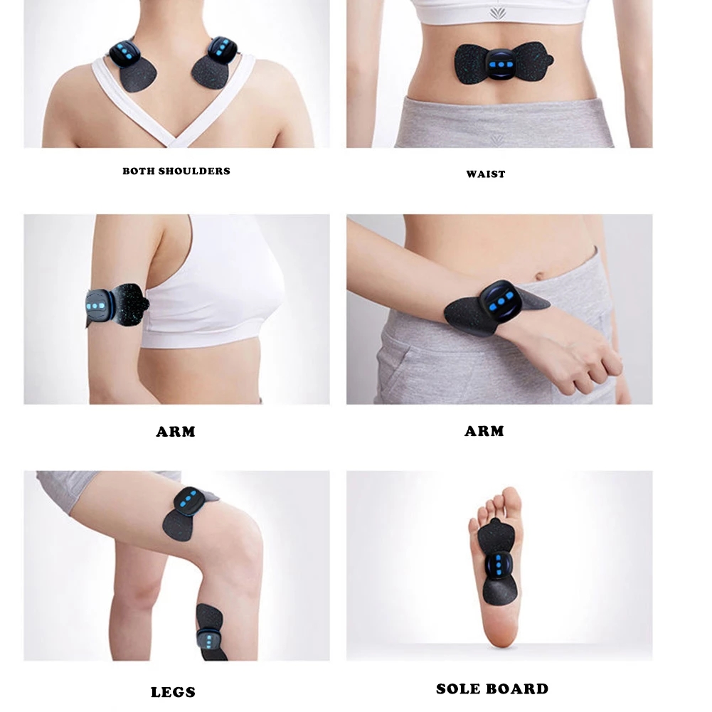 [Hàng mới về] Thiết bị massage vùng cổ mini 6 chế độ giảm đau tiện dụng