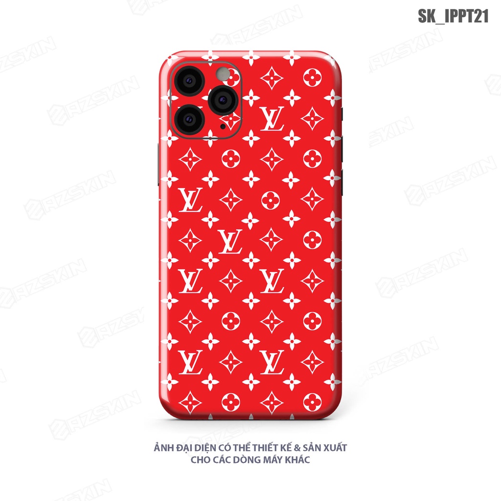 Miếng Dán Skin Full Lưng Viền Patten Dành Cho Mọi Dòng IPhone |SK_IPPT21| Film 3M Cao Cấp Chống Nước Bền Màu, Bền Màu