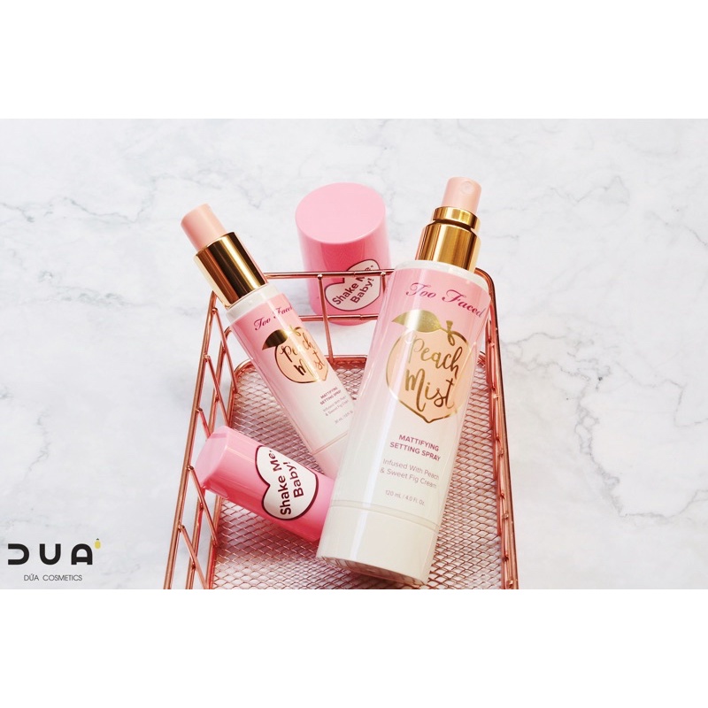 [ĐỦ BILL] XỊT KHOÁ NỀN TOO FACED PEACH MIST MATTIFYING SETTING SPRAY