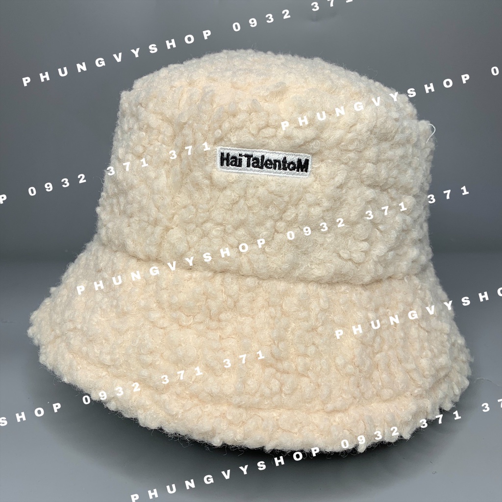 I QAC I Mũ lông cừu cực hot HAITA- nón bucket vành tai bèo unisex