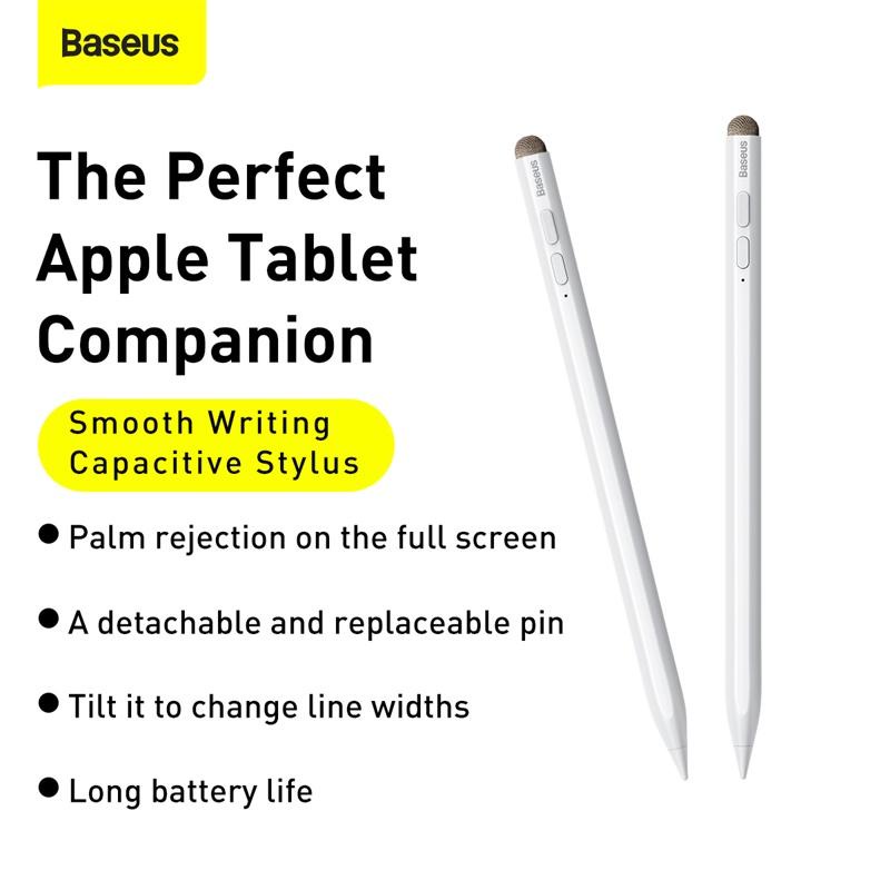 Bút cảm ứng Baseus Smooth Writing Capacitive Stylus | Dùng cho điện thoại, máy tính bảng - BH 12 tháng