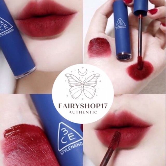 [Čaทɖყ  Şṻɡaʀ] Son Kem 3CE Neo - Retrolism 3 Màu Speak Up Vỏ Xanh - Classic Blue NEW