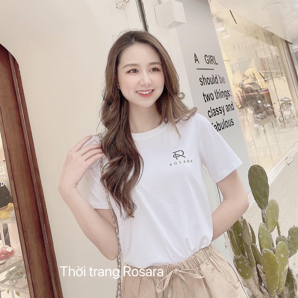 Quần shorts thời trang nữ đẹp ống rộng cạp chun chất đũi Rosara SP99 | BigBuy360 - bigbuy360.vn