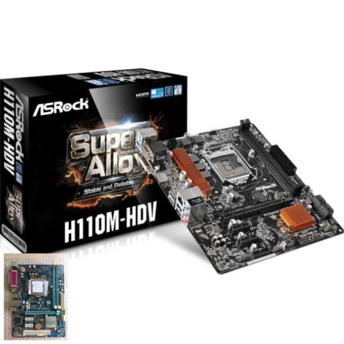 Main giga h110/ arock H110 ram dd4 sk 1151 mã HDV,DVS giao ngẫu nhiệt (Tặng keo tản nhiệt )