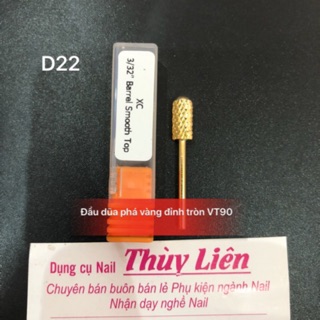 Đầu mài mịn-phá kim loại vàng đỉnh tròn