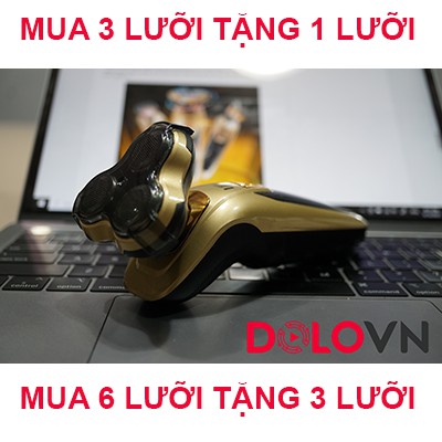 Lưỡi Máy Cạo Râu Thông Minh 3 Trong 1, Máy Cạo Râu Với Lưỡi Cạo Thông Minh LINGKE FS3188, chống nước cao cấp