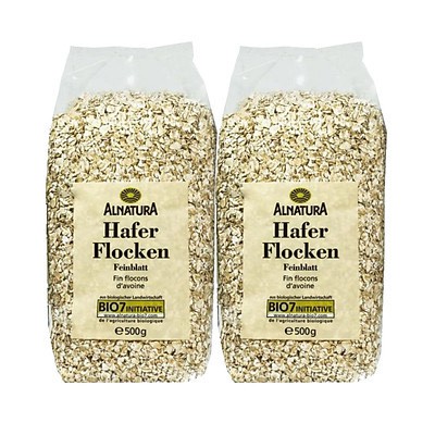 combo 02 Gói Yến mạch Hafer Flocken  - Deutschland (Dạng hạt cán vỡ) 500gr *2