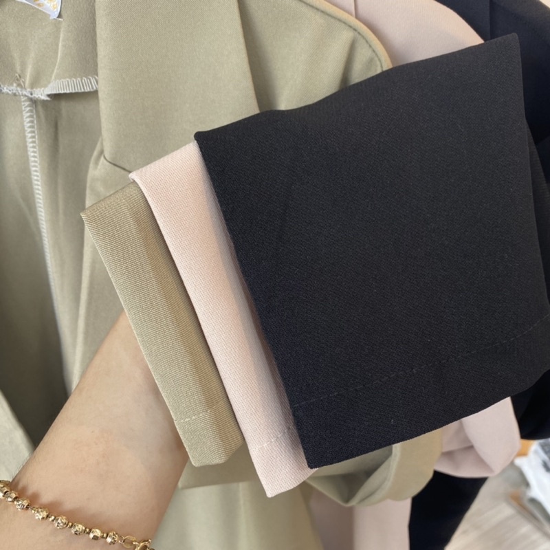 Áo Blazer nữ dáng rộng ba màu vintage chất đẹp dày dặn ( Ảnh thật )