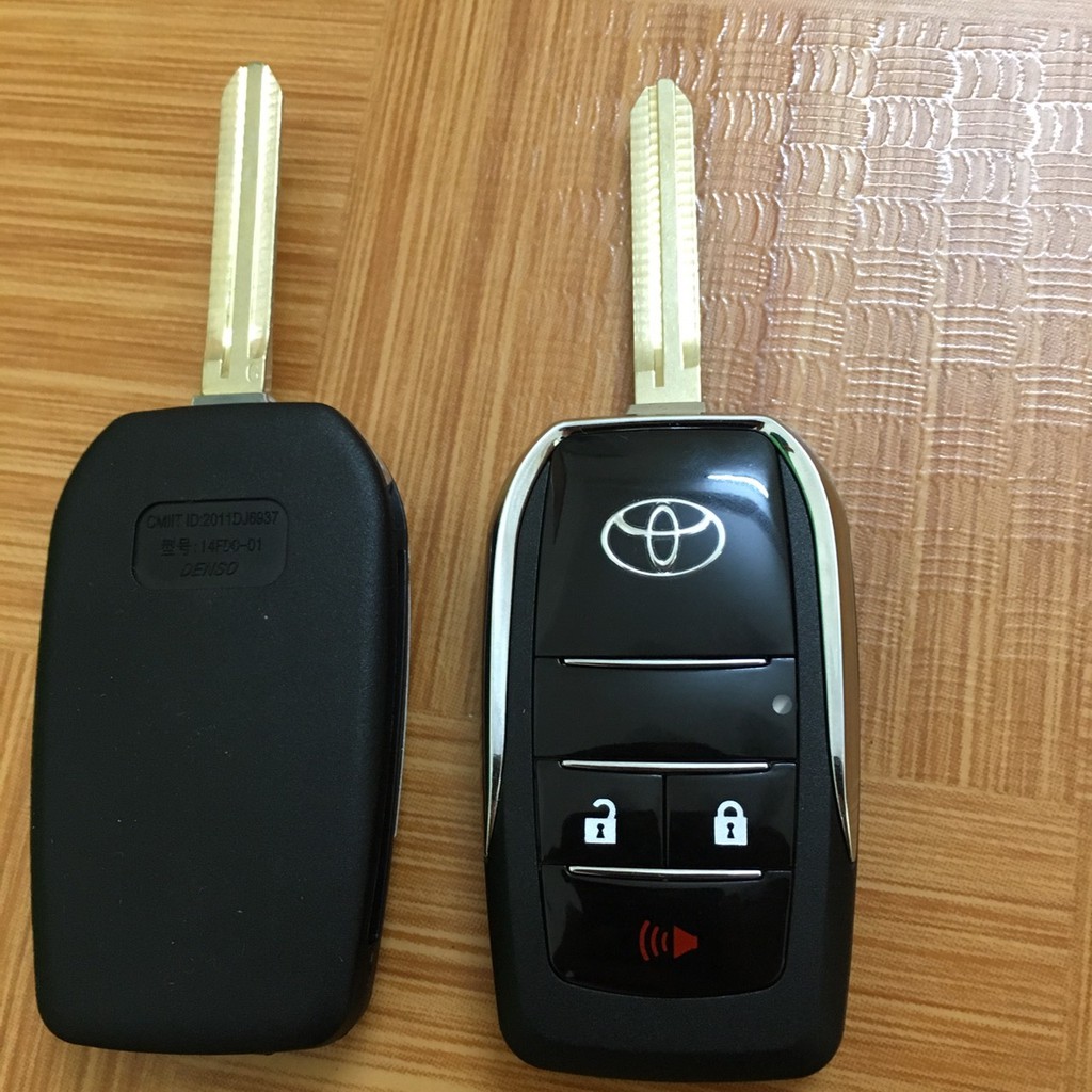 [MỚI] Vỏ Chìa Khoá Cao Cấp Độ Gập Xe Toyota Innova, Fortuner, Vios, Yaris, corolla Altis, Camry...