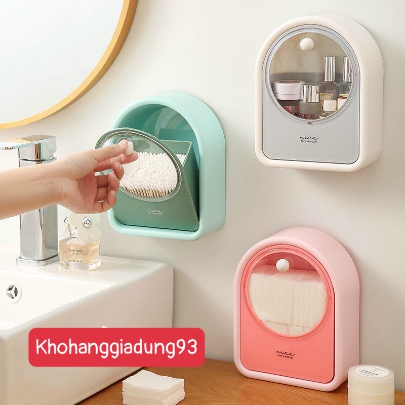Hộp đựng Mỹ Phẩm,Đồ Trang Điểm Dán Tường Cao Cấp🍀FREESHIP🍀Kệ Đựng Mỹ Phẩm Treo Tường Sang Trọng