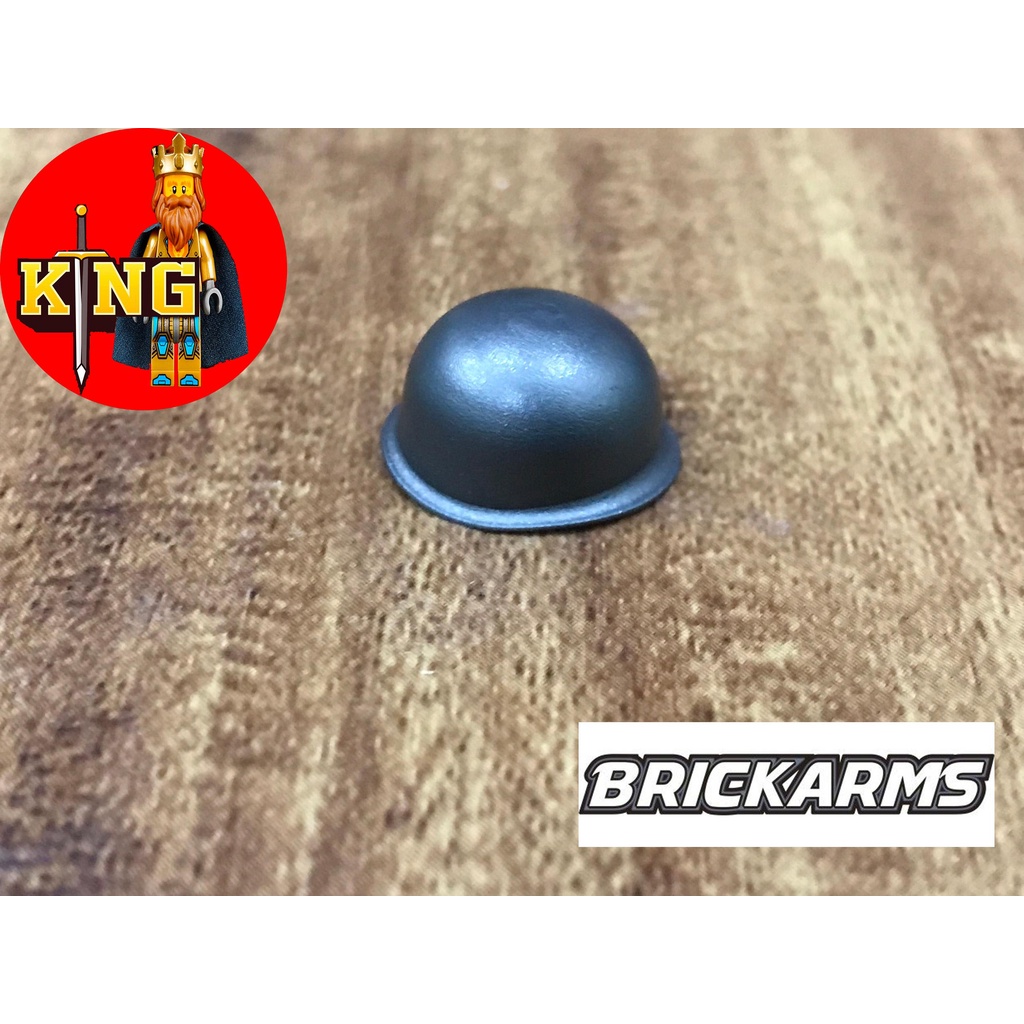 BrickArms M1 Steel Pot Helmet Gunmetal Phụ kiện đồ chơi