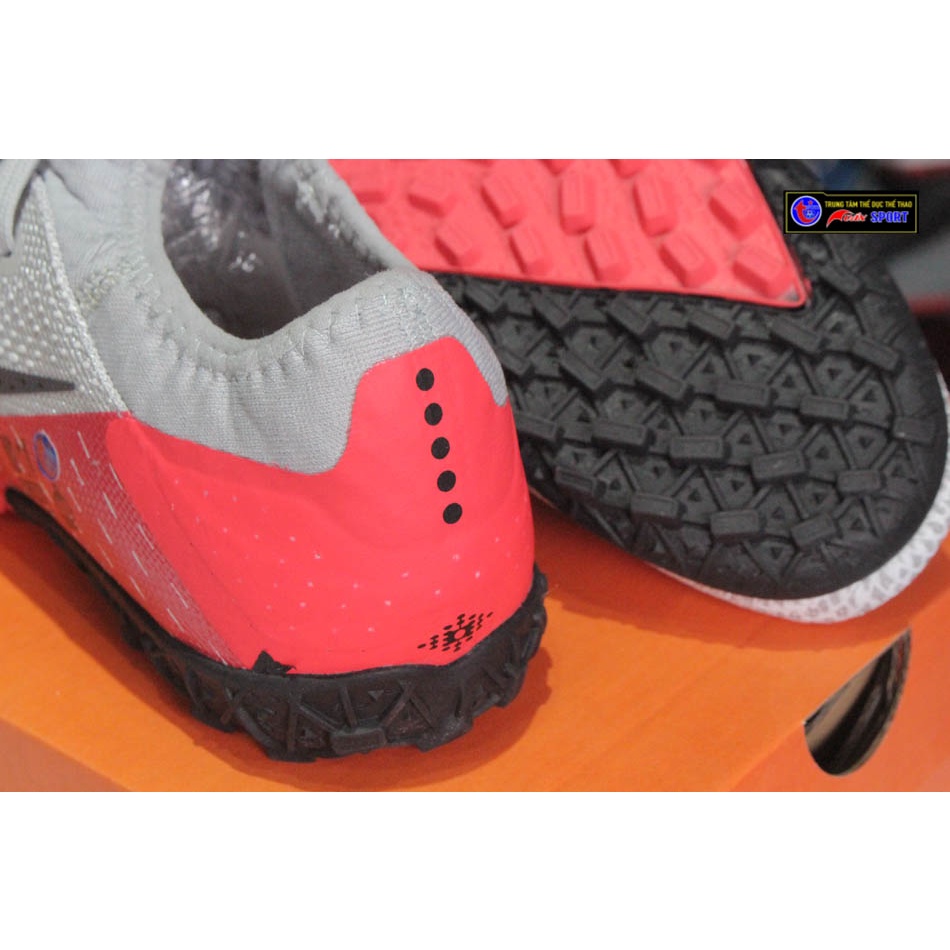 Giày đá bóng Vapor 13 TF - XÁM ĐỎ(size39-45)