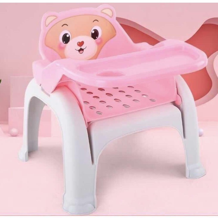 [Giá Huỷ Diệt] Ghế ăn dặm đa năng 3in1 gội đầu - tập tô Bombi Kids