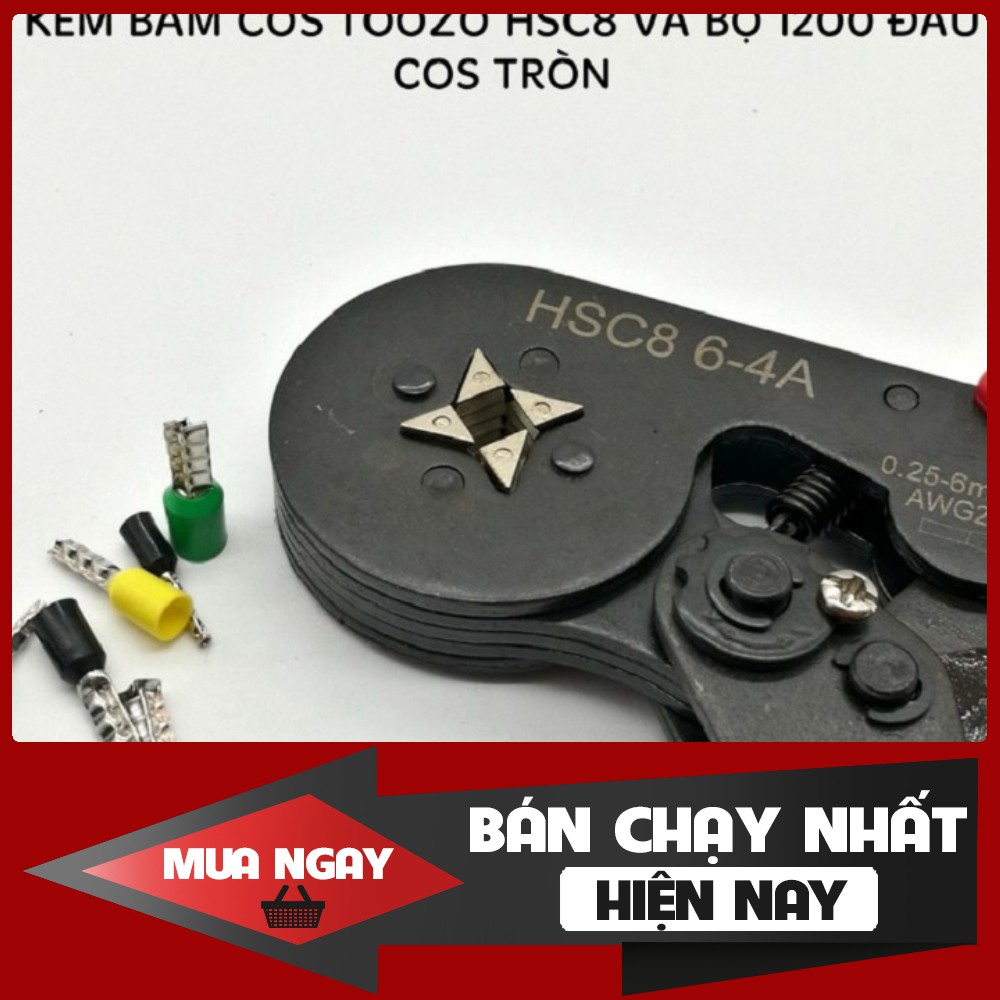 <SIÊUHOT> Kìm cos pin + 1500 đầu cos pin | BigBuy360 - bigbuy360.vn