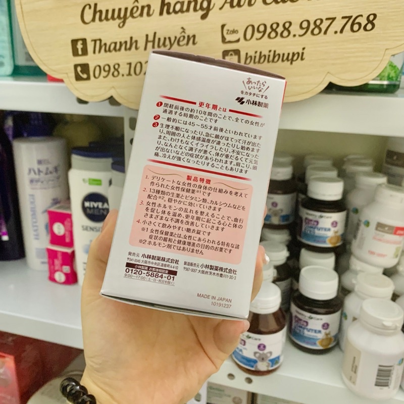 Viên uống tiền mãn kinh Kobayashi Nhật Bản 840v và 420v