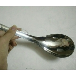 Muôi múc cơm canh inox dày dặn (Muôi đá)