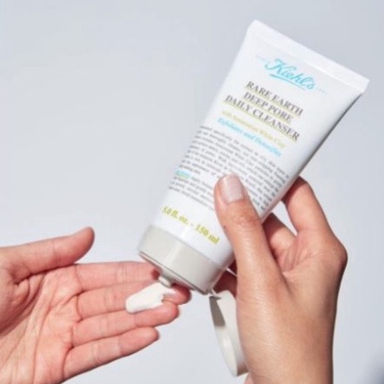 Kiehl's Rare Earth Deep Pore Daily Cleanser - Sữa Rửa Mặt Đất Sét Cho Da Dầu 150ml