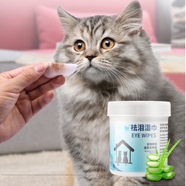 Khăn ướt lau mắt ố bẩn, lau tai cho chó mèo