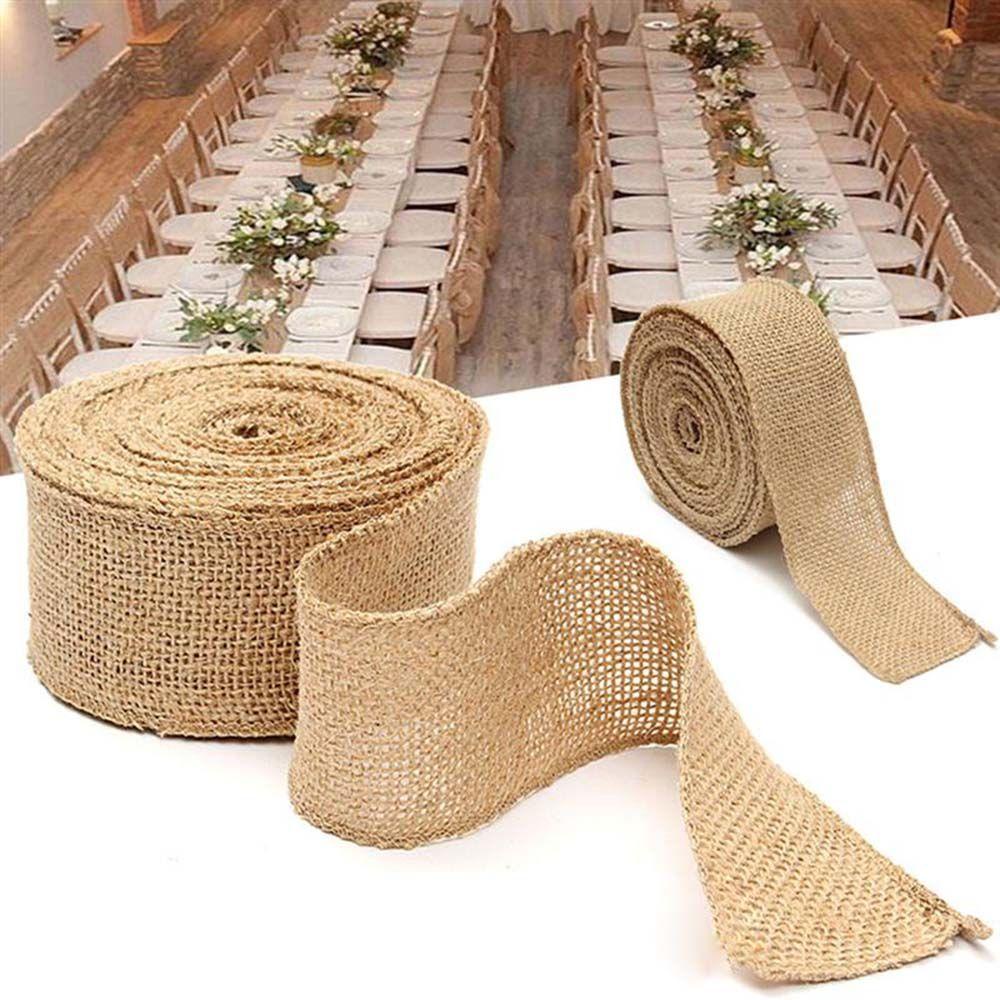 JANE Cuộn Dây Ruy Băng Vải Bố 5M / Cuộn 5M Tự Trang Trí Đám Cưới