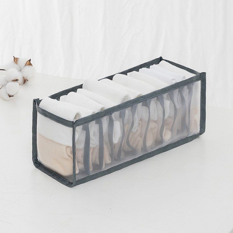 Set 3 túi vải lưới đựng đồ lót, tất vớ chia ngăn tiện gọn