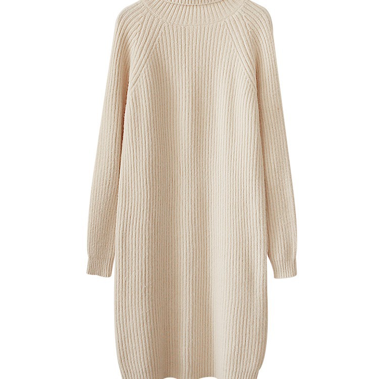 Váy len nữ, váy len tăm dáng dài cổ lọ bản to chất tăm dày mặc cực ấm hàng quảng châu cao cấp đủ màu | BigBuy360 - bigbuy360.vn