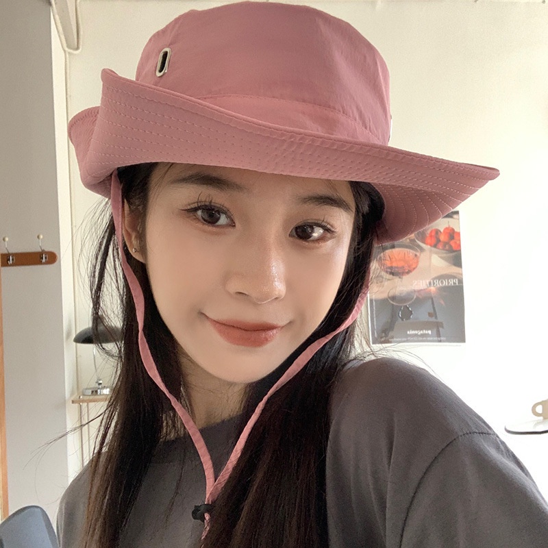 Nón Tai Bèo Unisex Kiểu Dây Rút Phong Cách Hàn Quốc Mới 2022