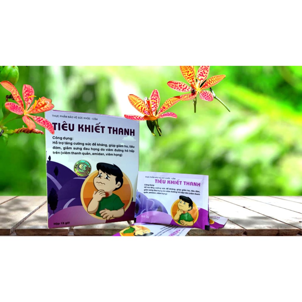 Cốm Tiêu Khiết Thanh - Hỗ trợ tăng cường sức đề kháng, giúp giảm ho, tiêu đờm, giảm sưng đau họng