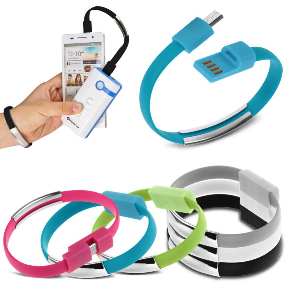 Vòng đeo tay thời trang kiêm cáp Android Micro USB