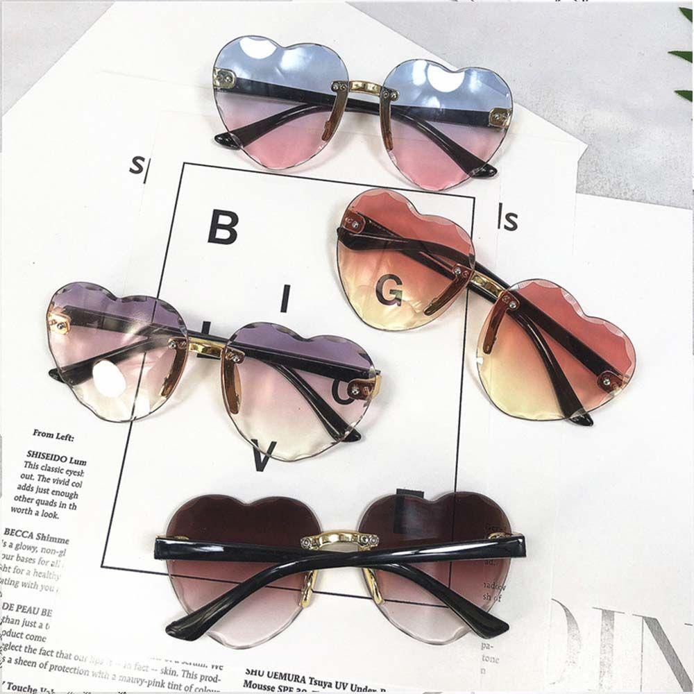 FORBETTER Kính Mát Hình Trái Tim Thời Trang Vintage Chống Tia UV
