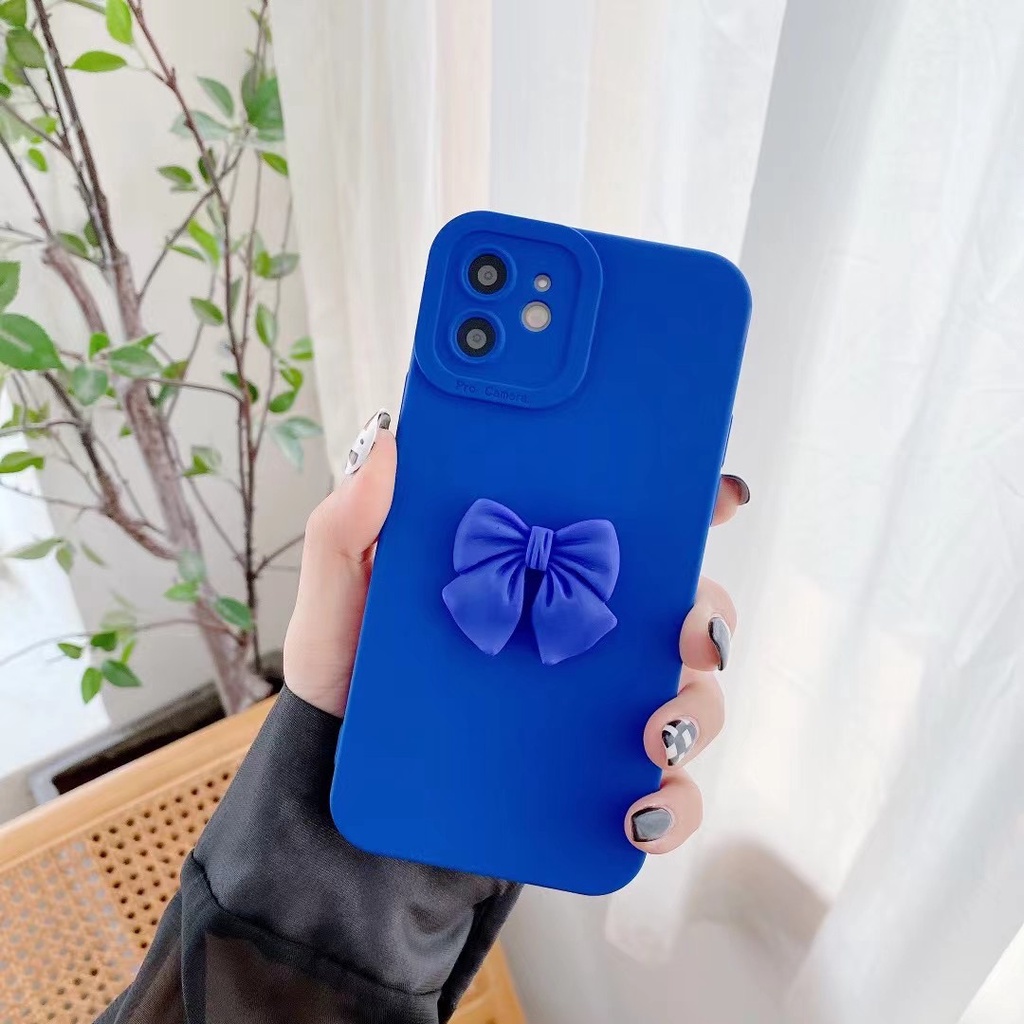 Ốp Điện Thoại Mềm Họa Tiết Nơ Xinh Xắn Cho Iphone7 7plus 8 8 Plus Xr X / Xs 11 11 Pro 11 Promax