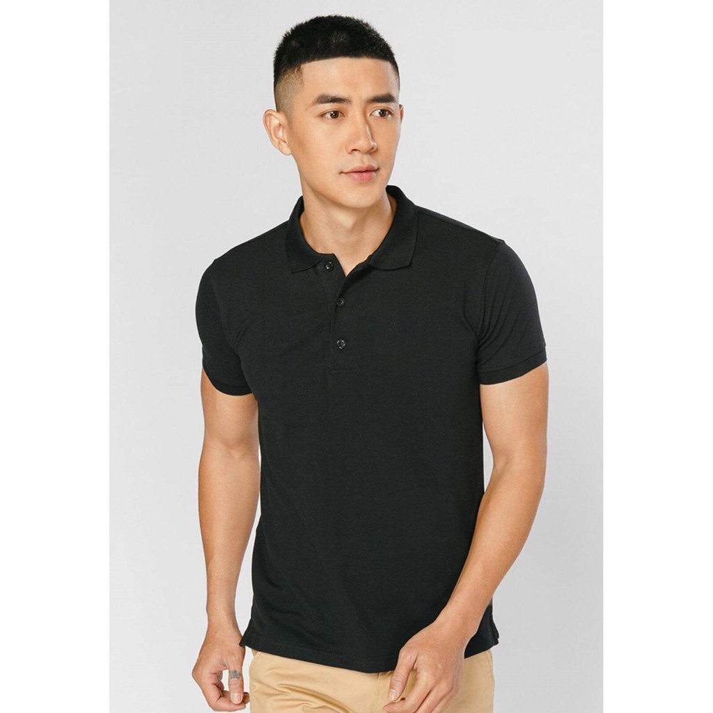 Áo thun ma cổ bẻ dáng Body Hàn Quốc áo phông nam trơn chất COTTON siêu mát