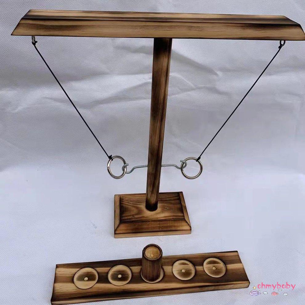 Trò chơi Ring Toss Trò chơi trên bàn cầm tay với Bắn Thang Bắn Trò chơi Hook và Ring [8/8]