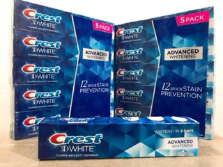 [CREST 3D] Kem đáng răng Crest 3D White dòng Advance Whitening