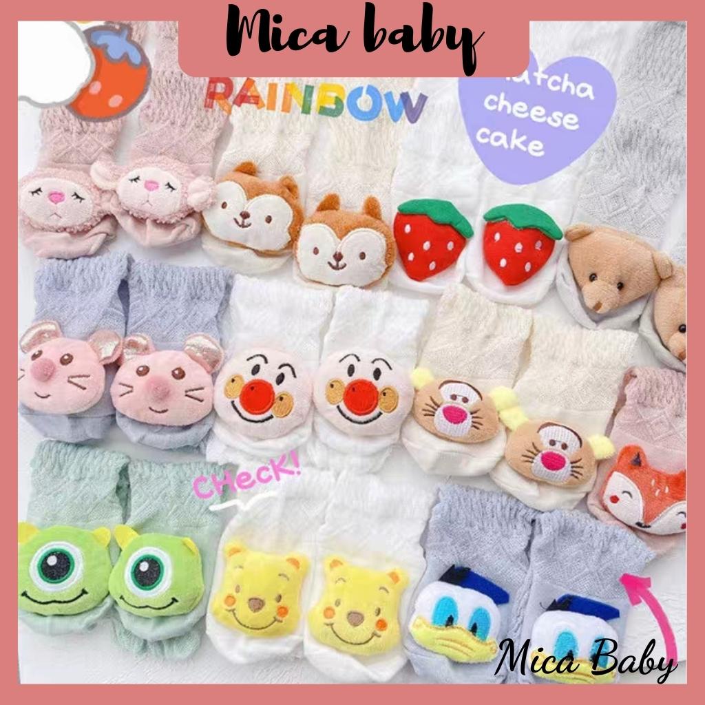 Tất lưới hình thú đáng yêu cho bé Mica baby