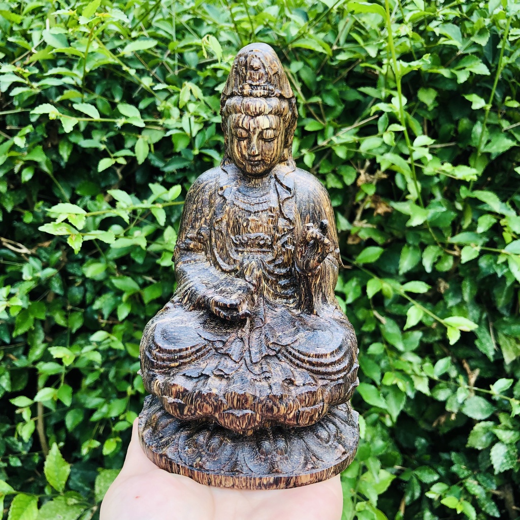 [ Xưởng ] Tượng Phật Trầm Để Xe Ô Tô