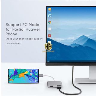 Cáp USB Type C ra 2 cổng HDMI ONTEN 9175B cao cấp - Hapustore