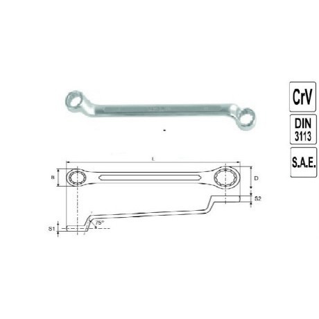 [Hàng xịn] Đồ Nghề Yato Balan. Cờ lê 2 đầu tròng hệ mét Yato YT-4841/4843/4844/4846/4850/4851/4852