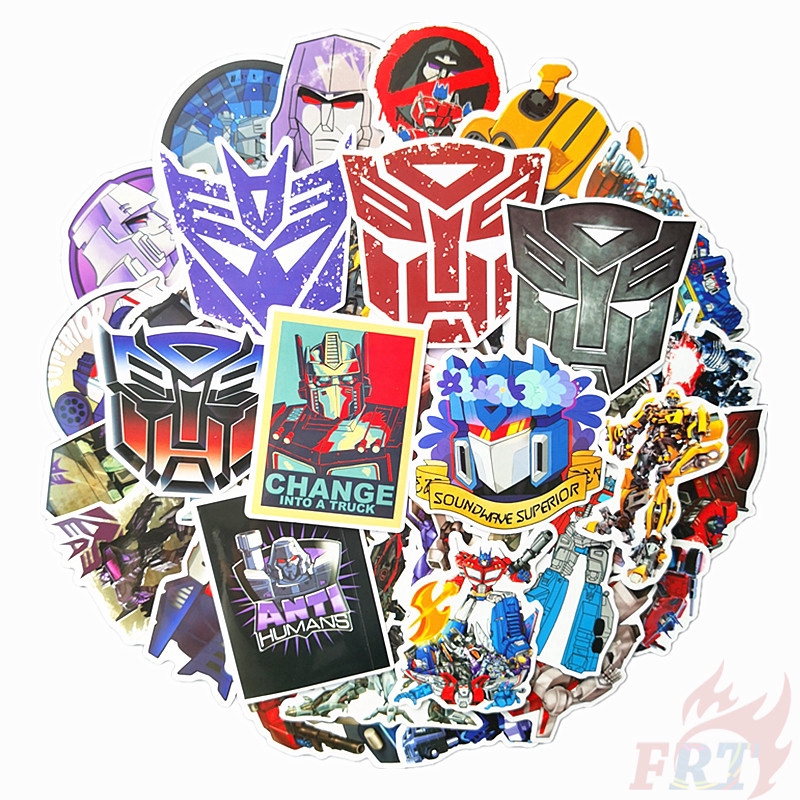 ❉ Transformers - Series 01 Autobots Stickers ❉ 50Pcs/Set Fashion DIY Mixed Decals Doodle Stickers