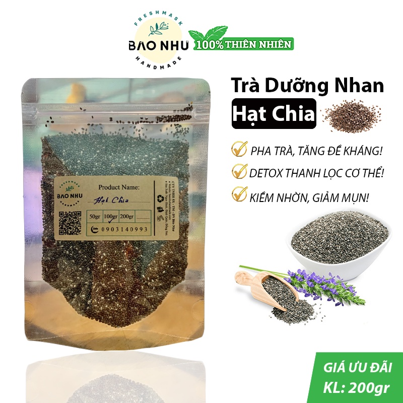 100gr Hạt Chia Úc Hàng Chuẩn