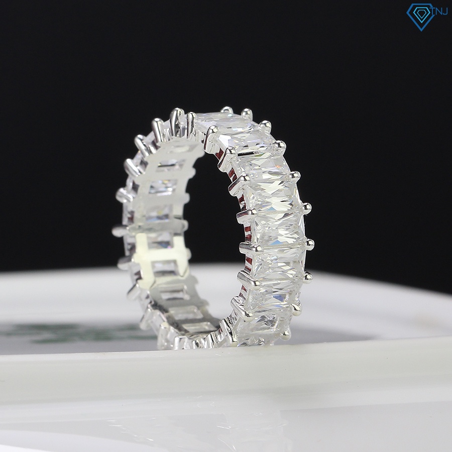 Nhẫn bạc nam 925 đính đá cá tính NNA0280 -Trang Sức TNJ