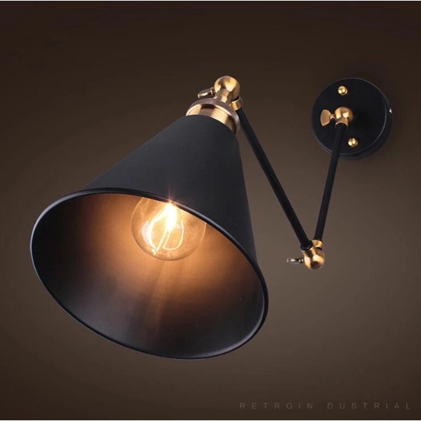 Đèn tường SuperVilighting, MS: ĐT-DPGTCN260, Trang trí phòng khách, shop, quán , Cần 400mm , Bảo hành 2 năm