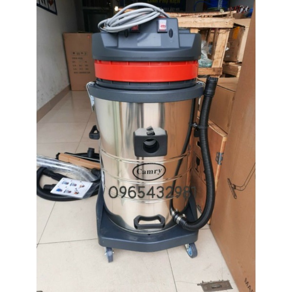 Máy hút bụi công nghiệp CAMRY 2 mô tơ 70L, model BF580 70L